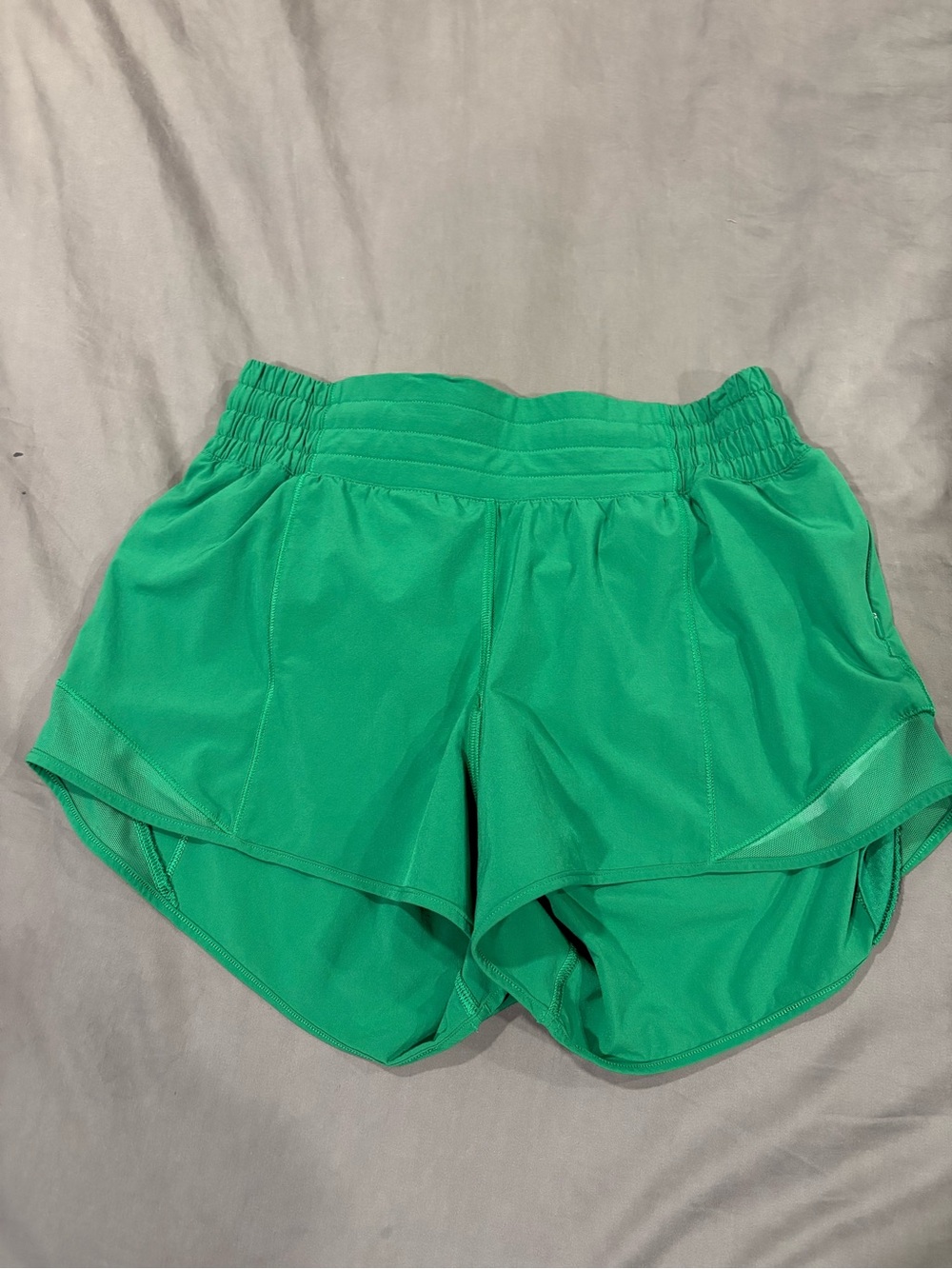 lululemon athletica limited edition Bright Emerald Green Athletic Shorts